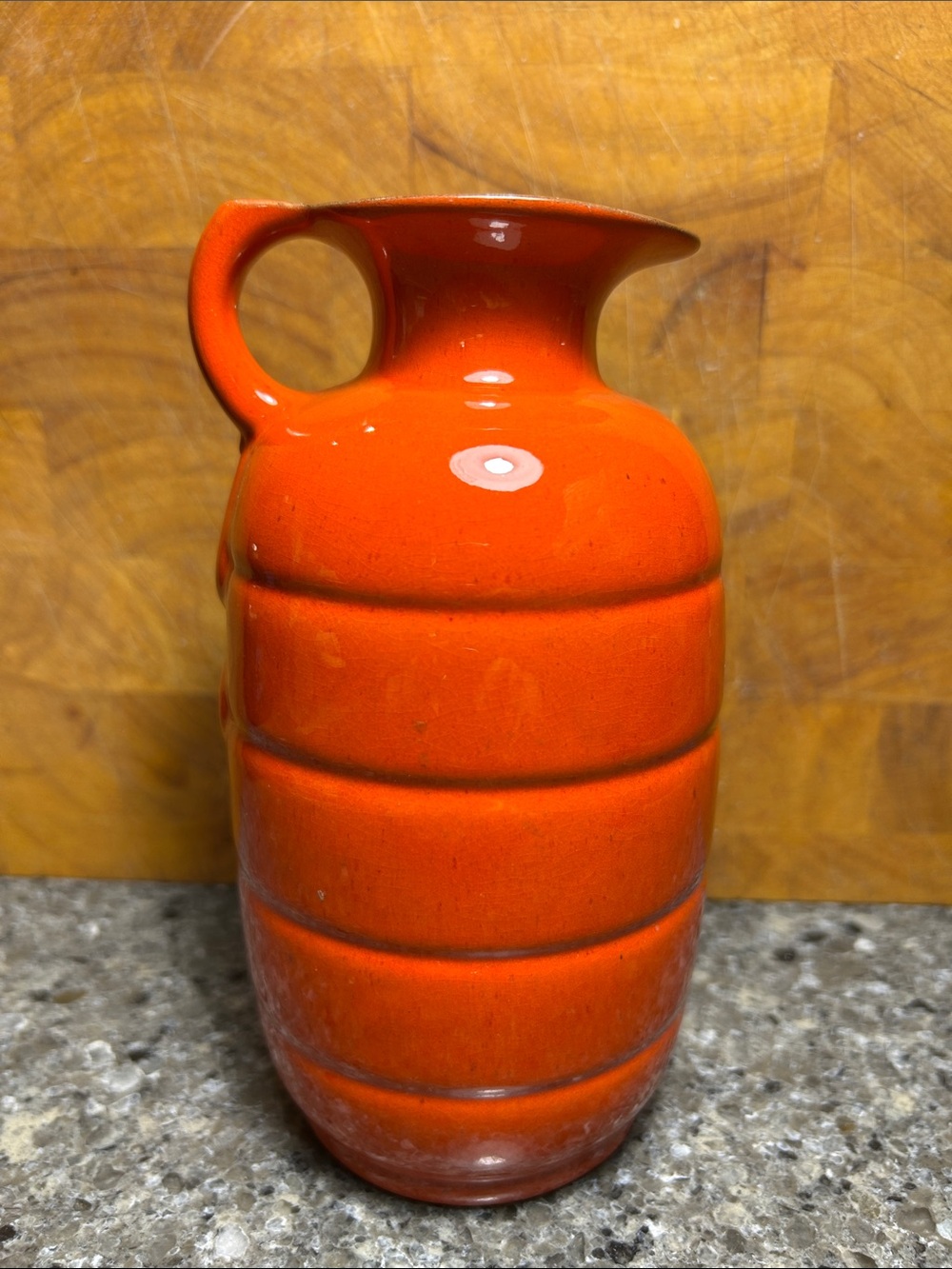 Francoma 831 pitcher pottery rare color